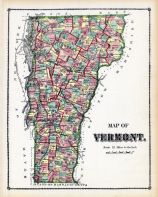 Vermont State Map, Lamoille and Orleans Counties 1878